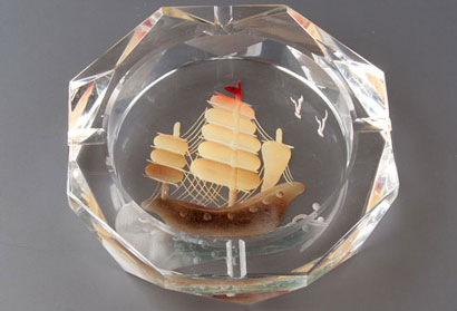 Ashtray, Crystal Ashtray, Glass Ashtray, Cigar Ashtray, Hotel Ashtray