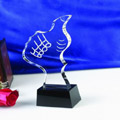 Crystal Trophies, Crystal Awards, Laser Engraved Crystal Trophies