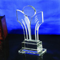 Crystal Trophies, Crystal Awards, Laser Engraved Crystal Trophies