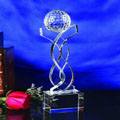 Crystal Trophies, Crystal Awards, Laser Engraved Crystal Trophies