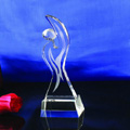 Crystal Trophies, Crystal Awards, Laser Engraved Crystal Trophies