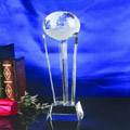 Crystal Trophies, Crystal Awards, Laser Engraved Crystal Trophies