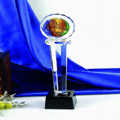 Crystal Trophies, Crystal Awards, Laser Engraved Crystal Trophies