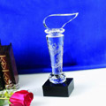 Crystal Trophies, Crystal Awards, Laser Engraved Crystal Trophies