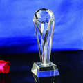 Crystal Trophies, Crystal Awards, Laser Engraved Crystal Trophies